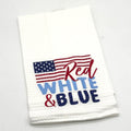 RED, WHITE AND BLUE FLAG TEA TOWEL