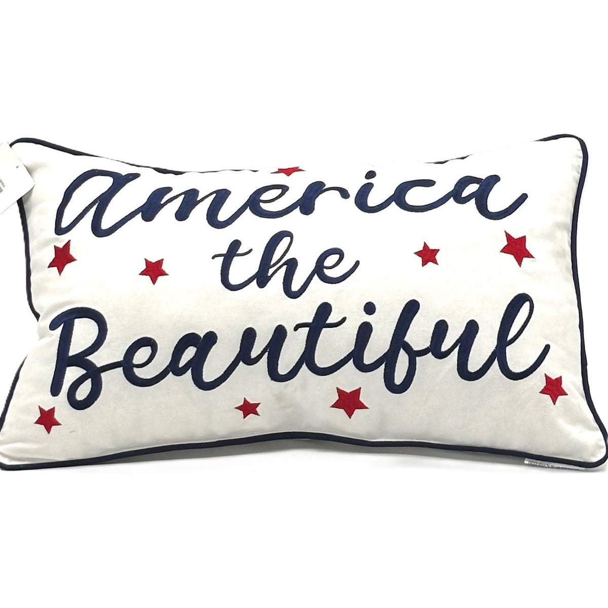 AMERICA THE BEAUTIFUL PILLOW 13" X 17"