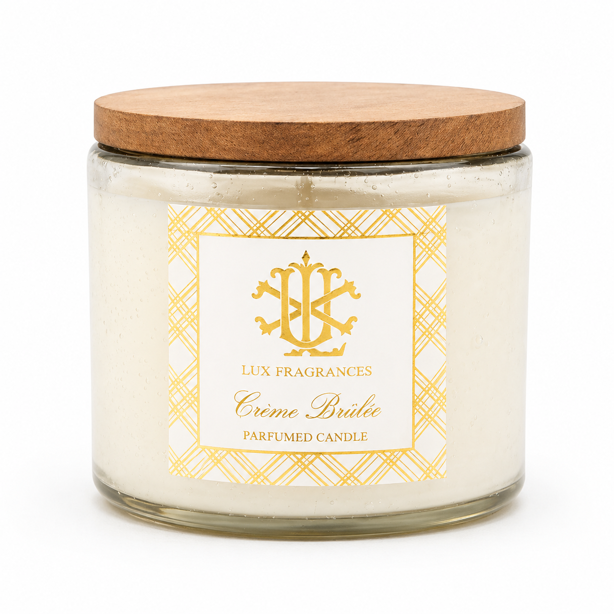 Creme Brulee 12oz Clear Glass w/Stain Lid