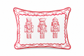 RED CHINOISERIE NUTCRACKER WITH PIPING