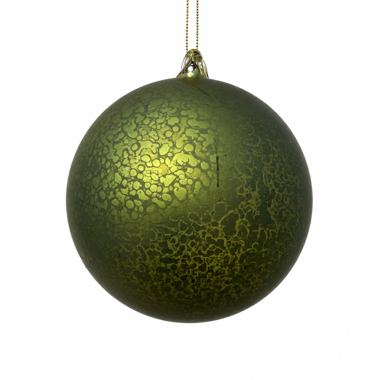 5" D Glass Ball Green