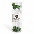 Multi-Green Jingle Bell Stir Sticks