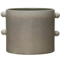 Stoneware Planter with Glaze