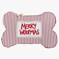 Merry Woofmas Ticking Dog Mat