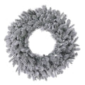 30IN Durham Flocked Wreath