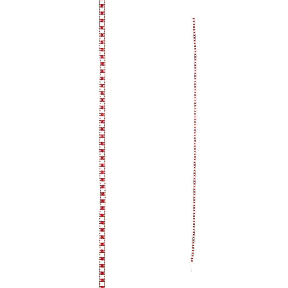 6' Red Jewel Garland