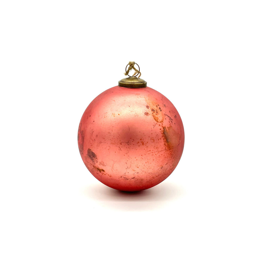 150mm Pink Glass Hanging Ball Ornament