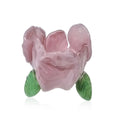 D5.5''H4.5'' EASTER FLOWER BOWL WITH LEAF STAND