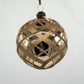 4.5" GOLD GLASS BALL ORN