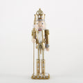 15" GOLD NUTCRACKER