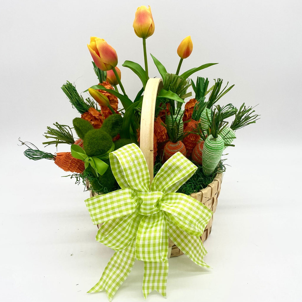 Moss Rabbit Easter Basket