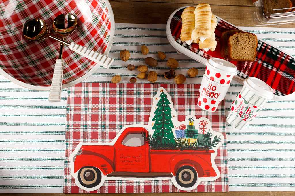 Red Truck Diecut Placemat