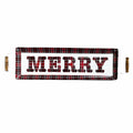 Merry Metal Tray With Handles