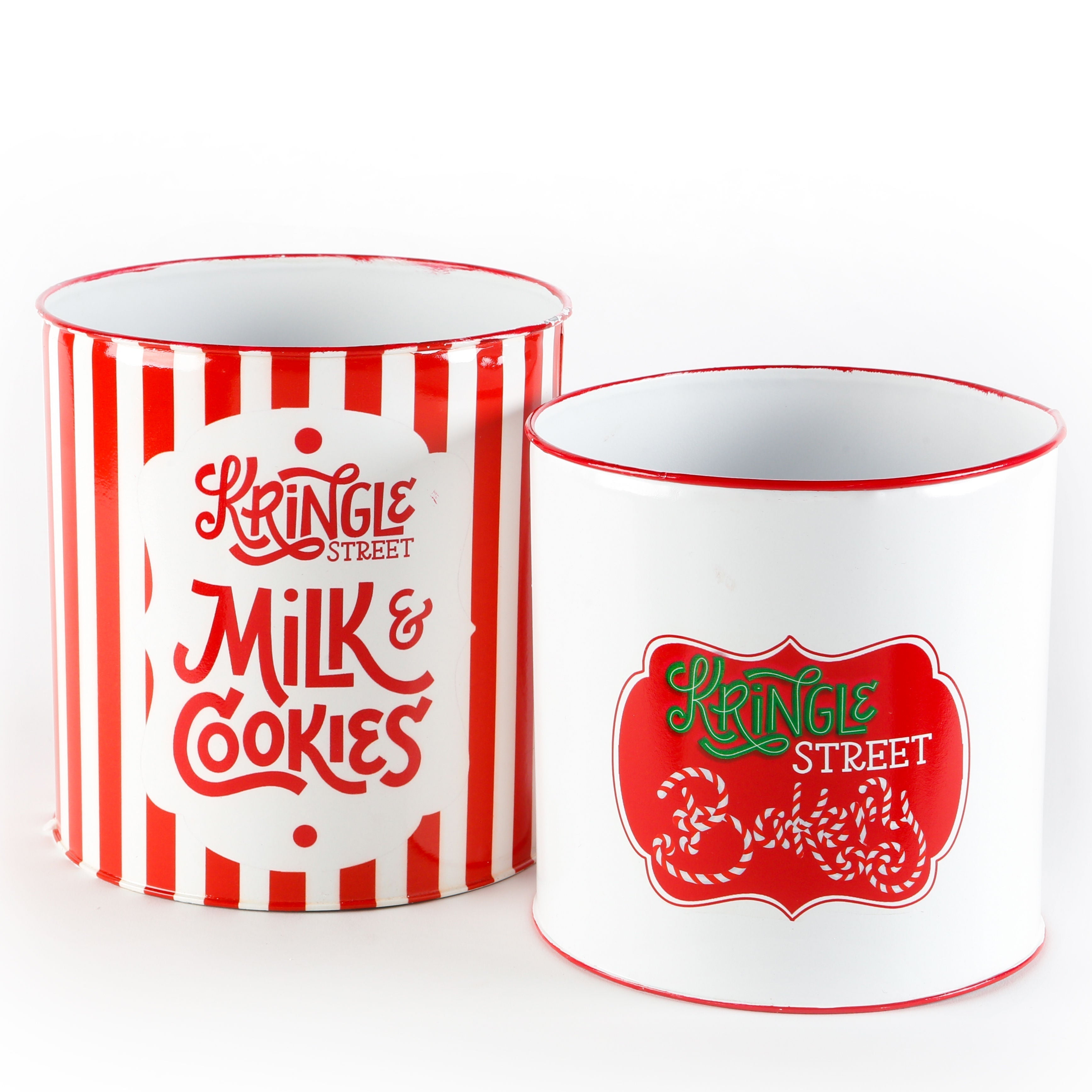 Set Of 2 - Kringle Street Santa/ Crackin Buckets