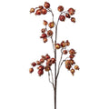 30" ANTIQUE METALLIC BEADED POMOGRANITE SPRAY-ANT RED