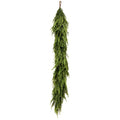 72x16" Natural Touch Norfolk Pine Garland, Green