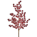 29" METALLIC GLITTER BERRY SPRAY-BURG
