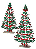 19" GLITTER WIRE JEWELED TREE  (LARGE ONLY)