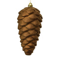 10" VP FLOCKED PINECONE ORNAMENT BOX/3