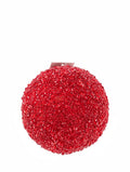6" ICY CHUNK GLITTER BALL ORNAMENT