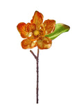 17" METALLIC GLITTER MAGNOLIA STEM-ORGD