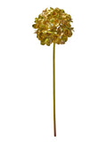 18" METALLIC GLITTER HYDRANGEA STEM
