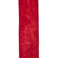 72" WIRED VELVET GARLAND RIBBON 6"W-RED