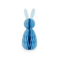 D6.5''H15.5''BLUE WITH WHITE POLKA DOT RABBIT HONEYCOMB DECOR WITH MAGNETS