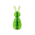 D10''H23.5''HONEYCOMB PAPER RABBIT WITH POLKA DOT-GREEN FOLD OUT WITH MAGNET