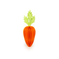 D8''H19''HONEYCOMB PAPER CARROT WITH MAGNETS