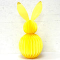 PAPER EASTER RABBIT-YELLOW D16.5" H35.4" ASSORTED