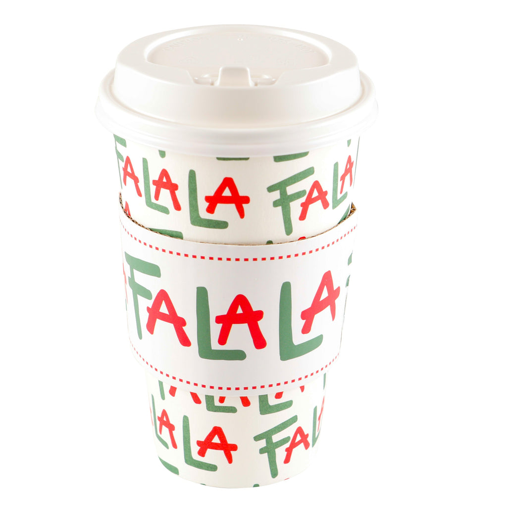 Set Of 8 Cups - Falala Hot/Cold Cups And Sleeve With Lids