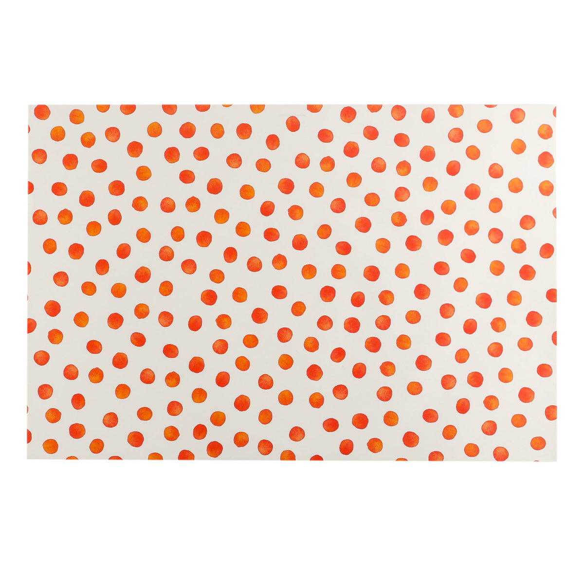 Orange Polka Dot Placemat