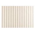 Brown Ticking On Cream Placemat