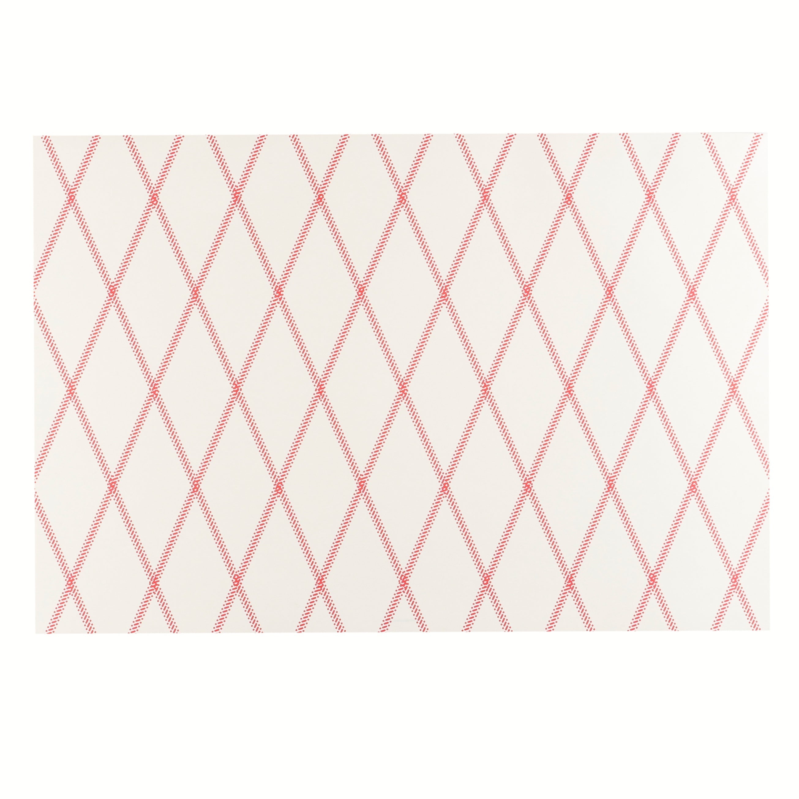 Red Diamond On Cream Placemat