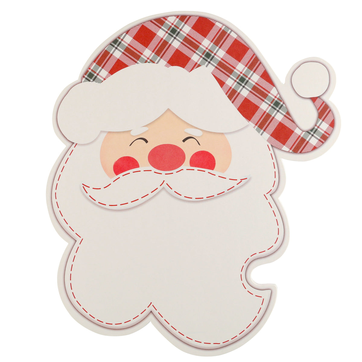 Plaid Hat Santa Placemat