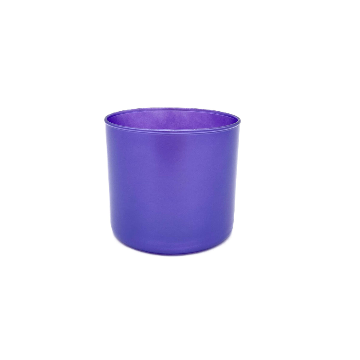 Purple Straight Side Candle Glass-15oz     4" x 3.5"