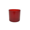 Red Straight Side Candle Glass-15oz     4" x 3.5"