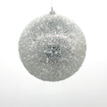 150MM SILVER ICE HANGING  BALL