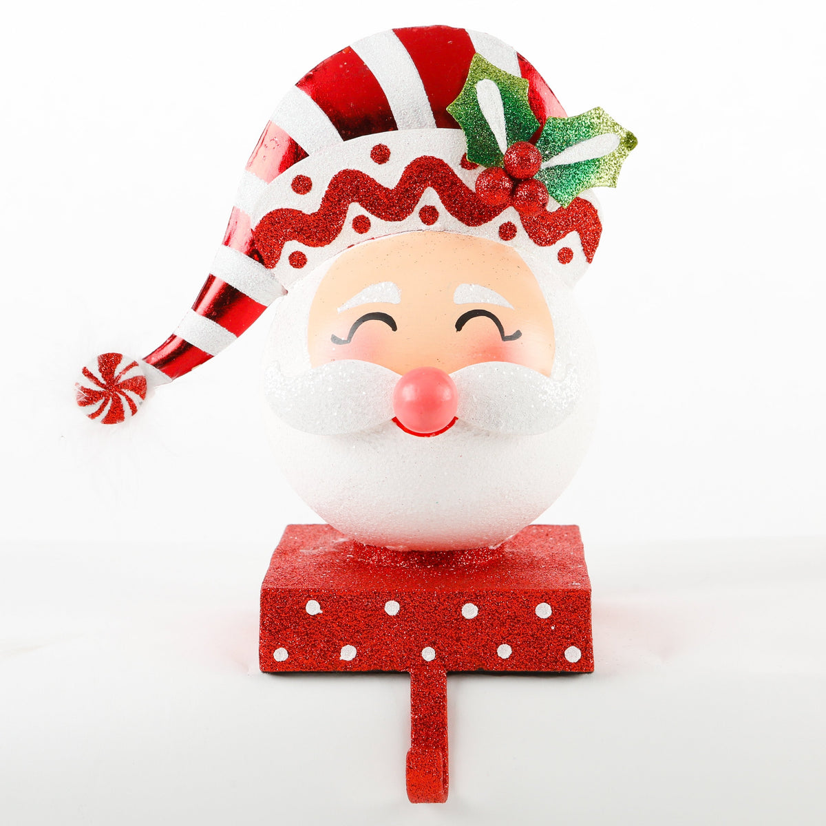 Santa Head Stocking Hanger