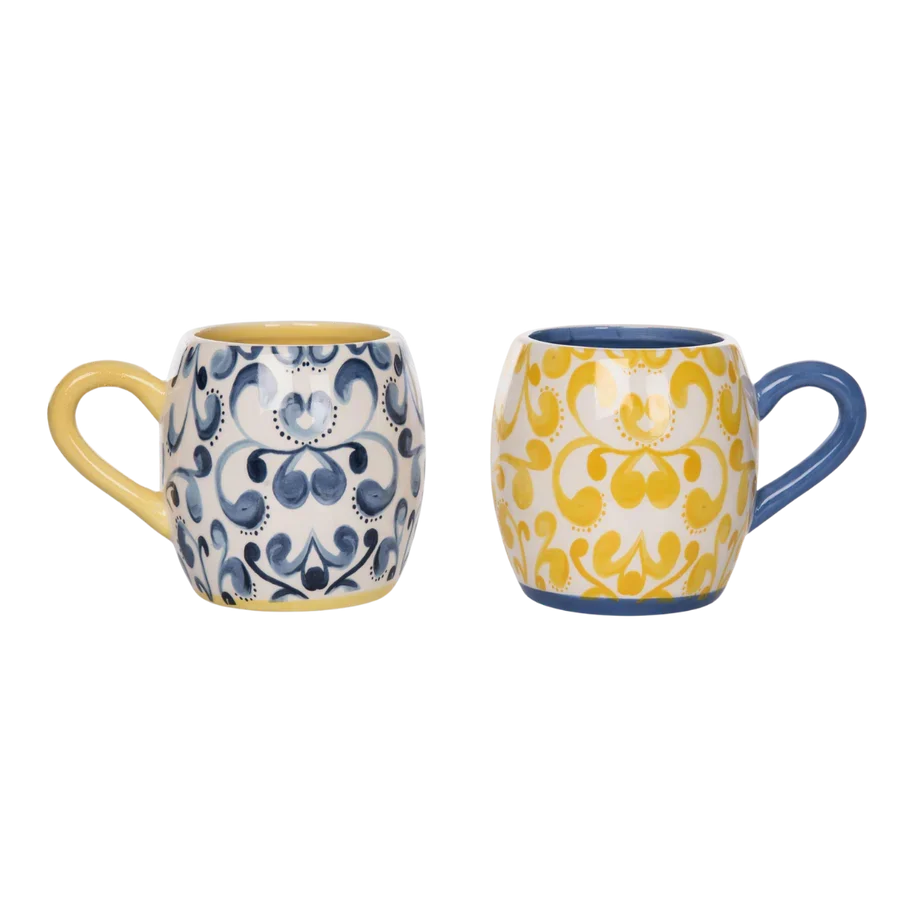 5.5" x 4.0" x 4.0" Dol Citrus Indigo Mug (RIGHT ONLY)