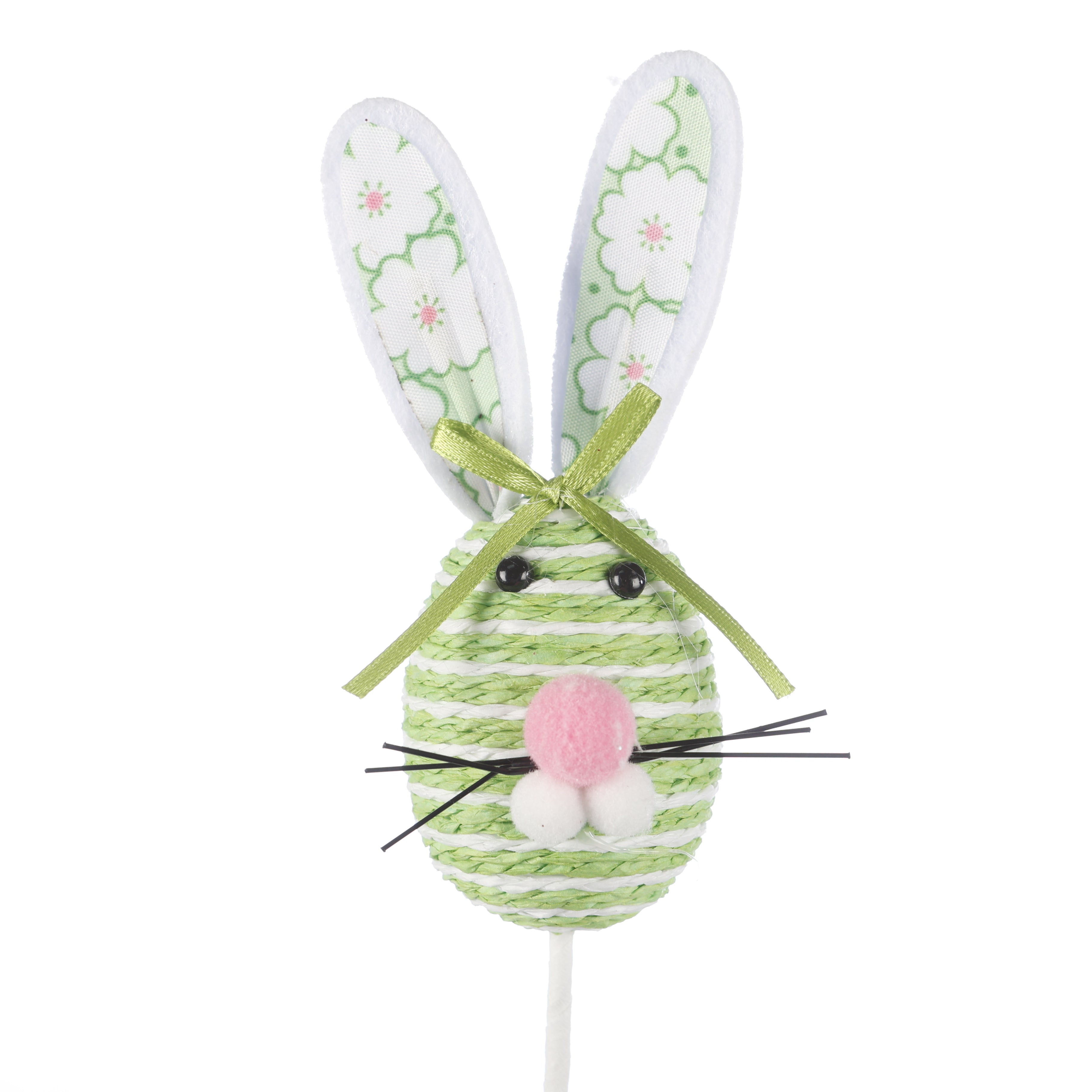 29" Easter Rabbit Stem Green