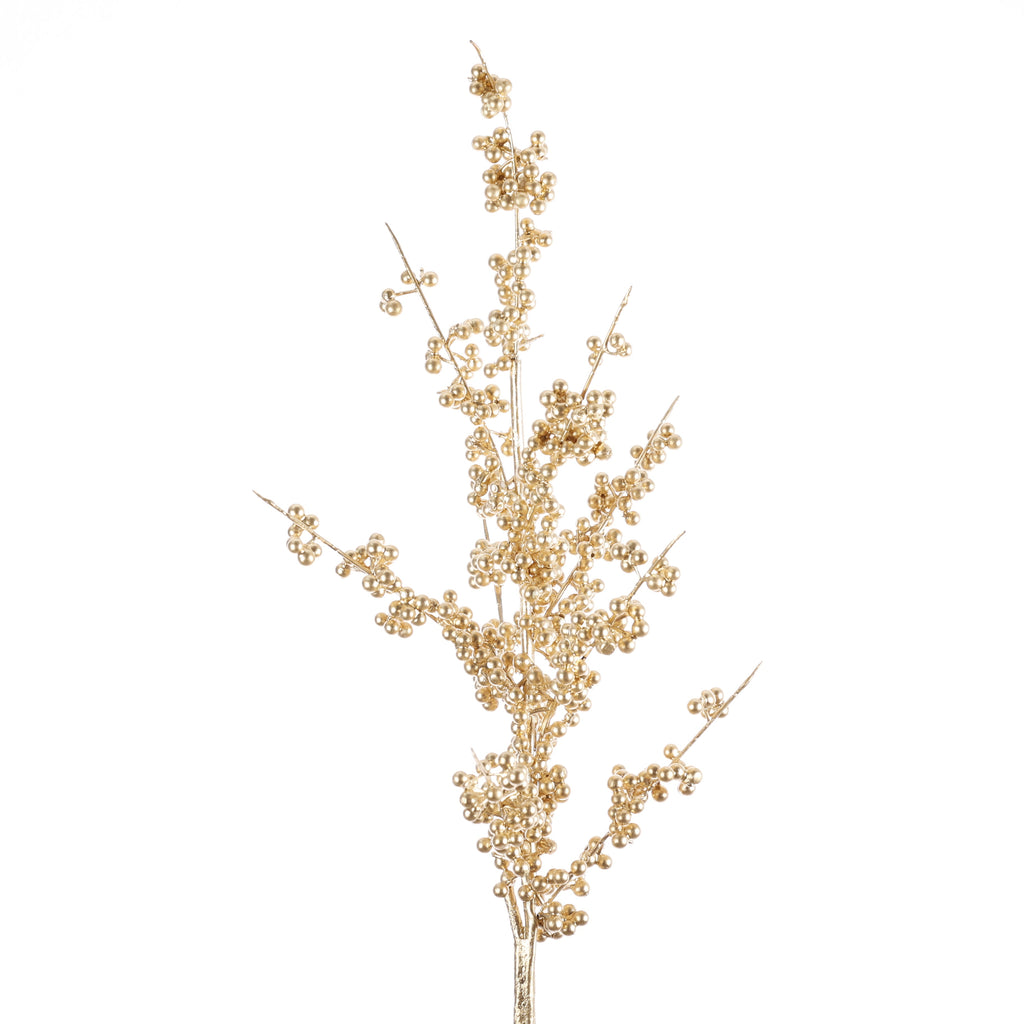 35" X'MAS HOLLY BERRY FLORAL SPRAY