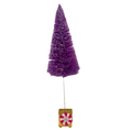 18.75" Purple Candy Sisal Tree Pantone 2592c