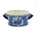 Small Blue & White Planter